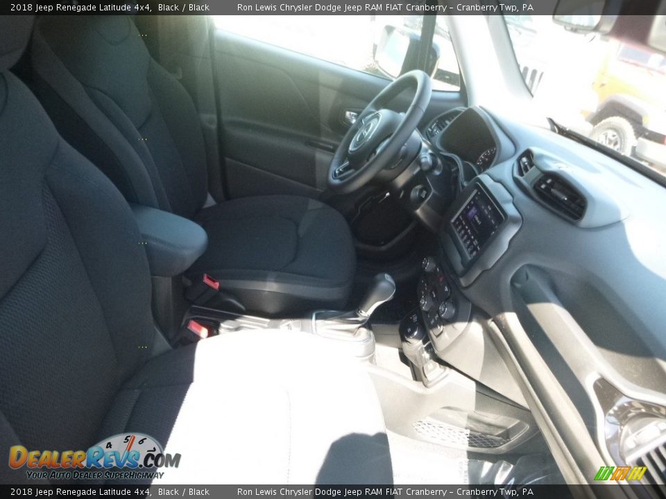 2018 Jeep Renegade Latitude 4x4 Black / Black Photo #10