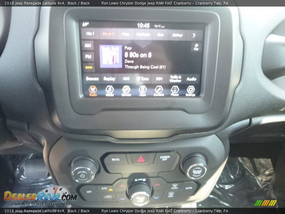 2018 Jeep Renegade Latitude 4x4 Black / Black Photo #16