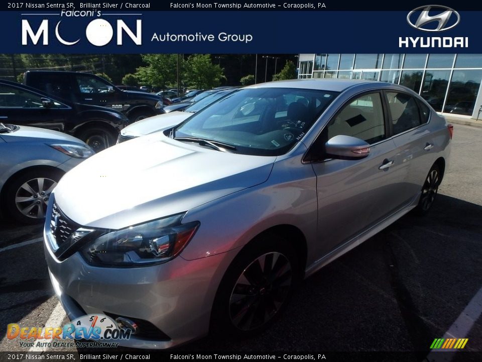 2017 Nissan Sentra SR Brilliant Silver / Charcoal Photo #1