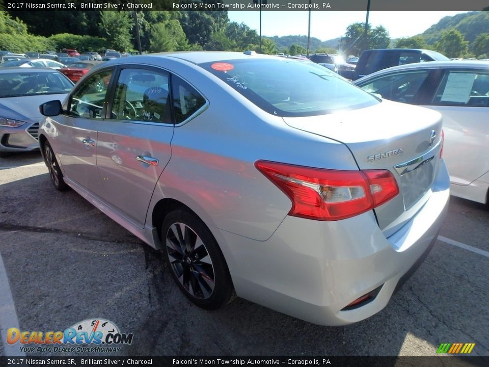2017 Nissan Sentra SR Brilliant Silver / Charcoal Photo #2