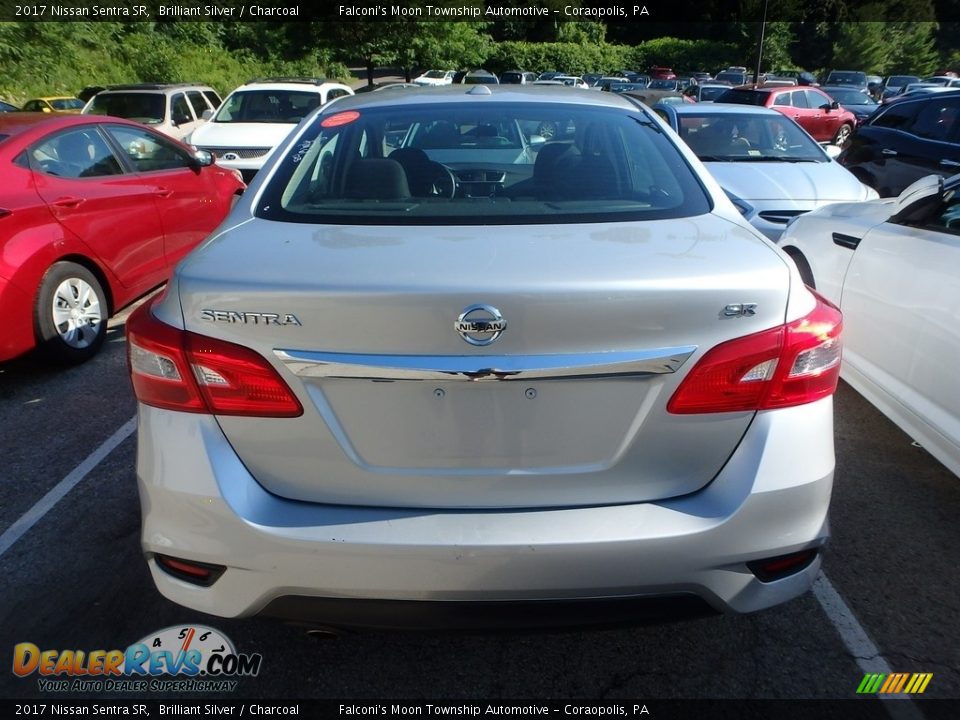 2017 Nissan Sentra SR Brilliant Silver / Charcoal Photo #3
