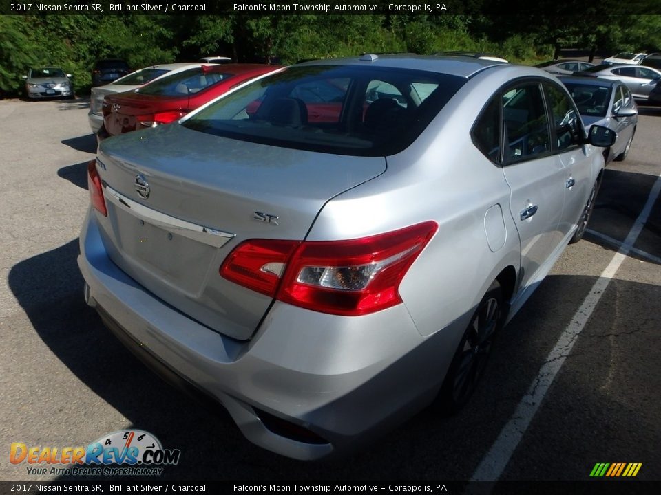 2017 Nissan Sentra SR Brilliant Silver / Charcoal Photo #4