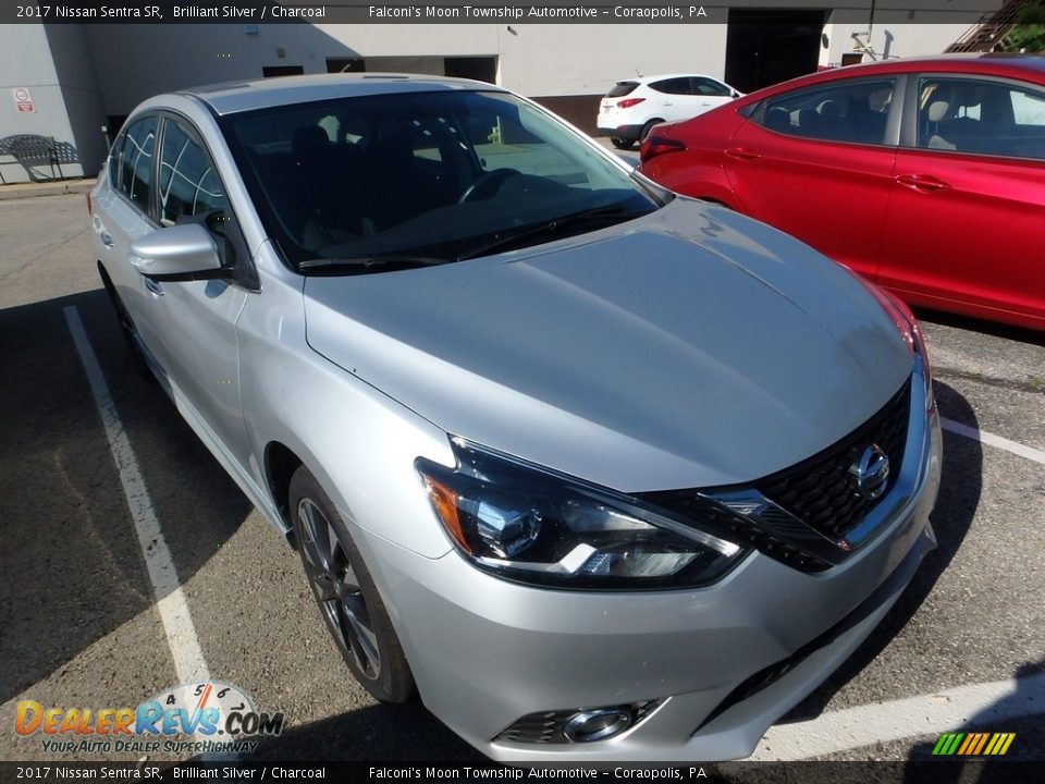 2017 Nissan Sentra SR Brilliant Silver / Charcoal Photo #5