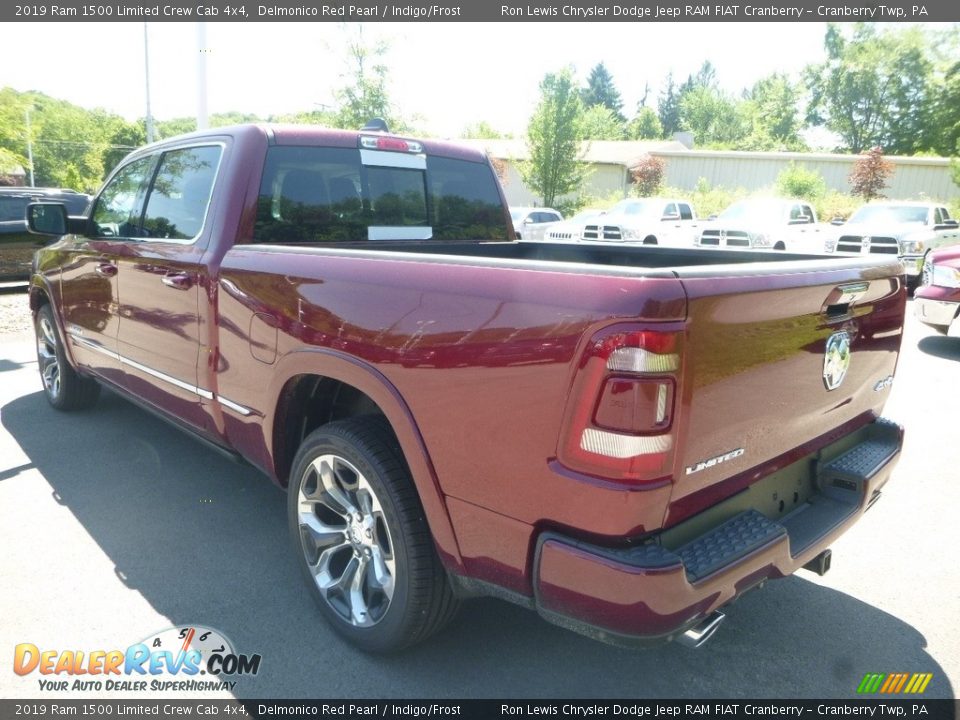 2019 Ram 1500 Limited Crew Cab 4x4 Delmonico Red Pearl / Indigo/Frost Photo #3