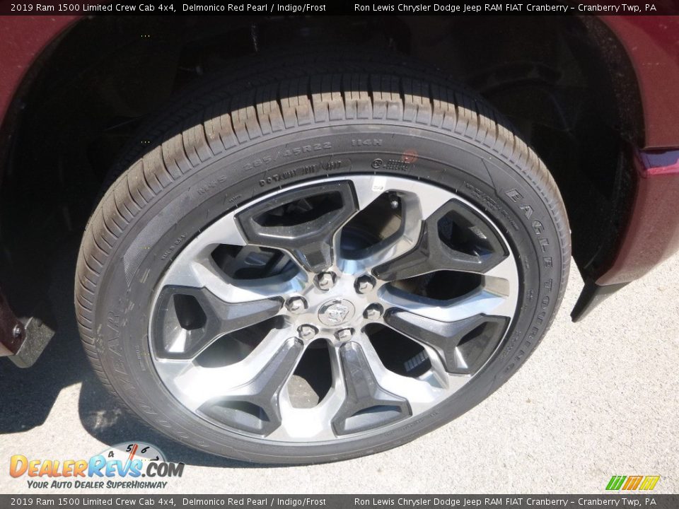 2019 Ram 1500 Limited Crew Cab 4x4 Delmonico Red Pearl / Indigo/Frost Photo #9