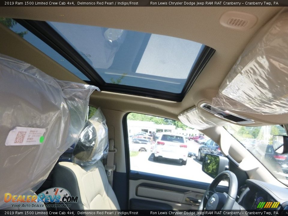 2019 Ram 1500 Limited Crew Cab 4x4 Delmonico Red Pearl / Indigo/Frost Photo #12