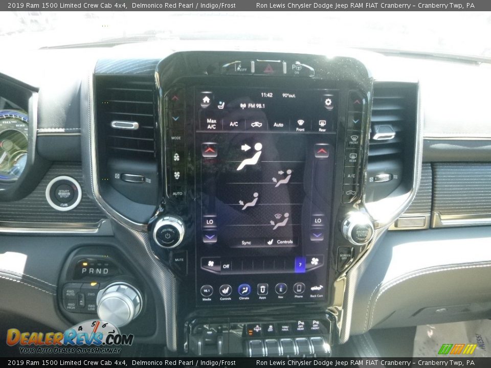 2019 Ram 1500 Limited Crew Cab 4x4 Delmonico Red Pearl / Indigo/Frost Photo #17