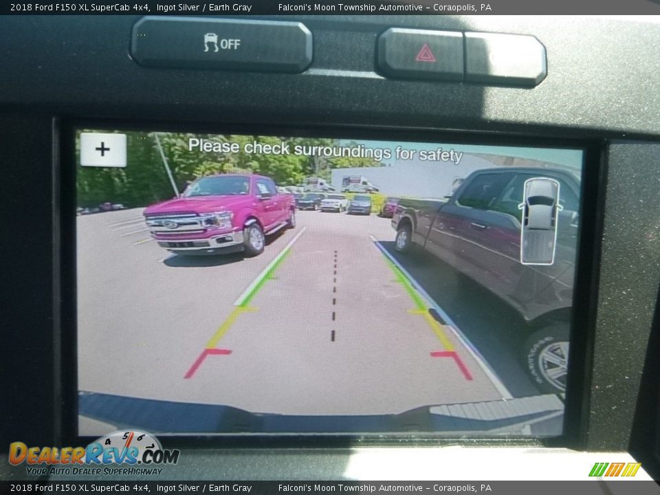 2018 Ford F150 XL SuperCab 4x4 Ingot Silver / Earth Gray Photo #15
