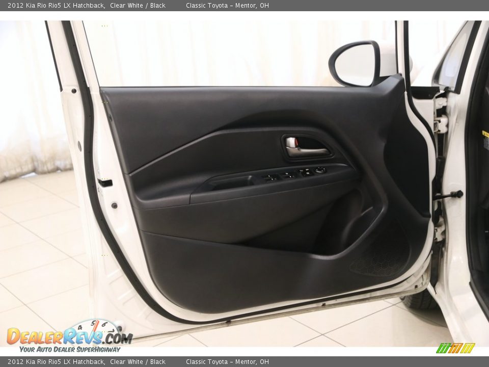 2012 Kia Rio Rio5 LX Hatchback Clear White / Black Photo #4