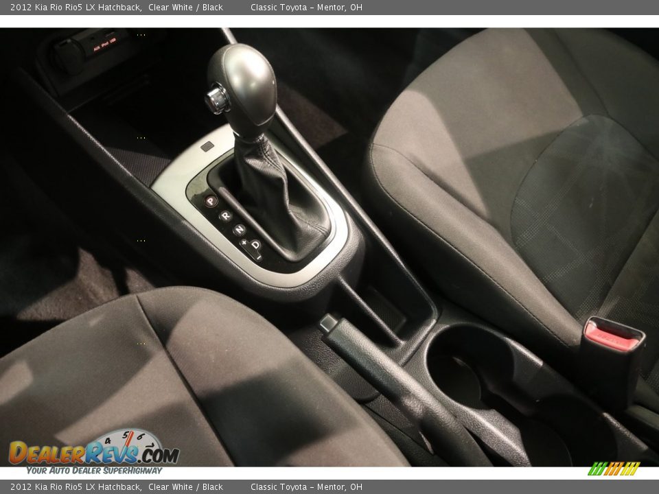 2012 Kia Rio Rio5 LX Hatchback Clear White / Black Photo #10