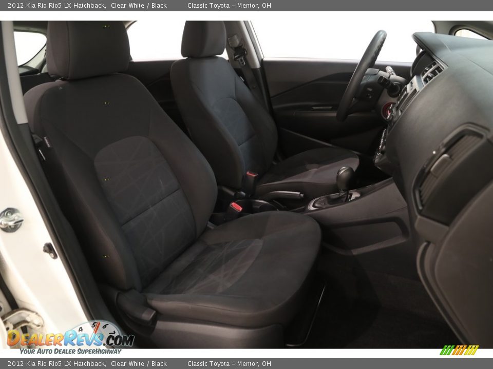 2012 Kia Rio Rio5 LX Hatchback Clear White / Black Photo #11