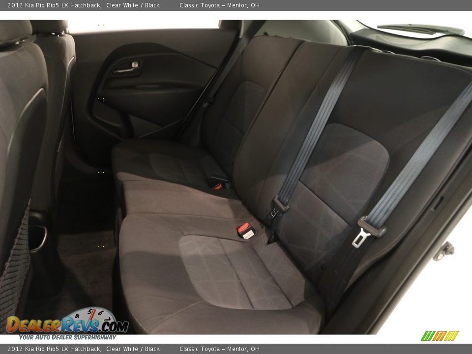 2012 Kia Rio Rio5 LX Hatchback Clear White / Black Photo #13
