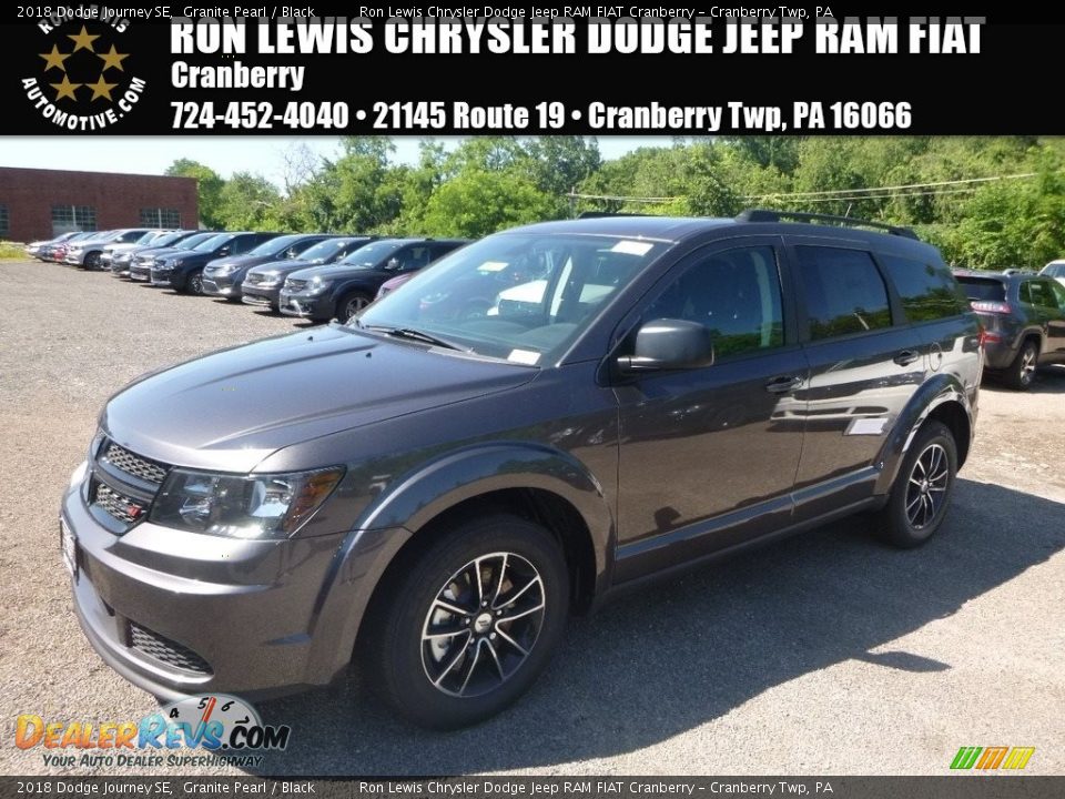 2018 Dodge Journey SE Granite Pearl / Black Photo #1