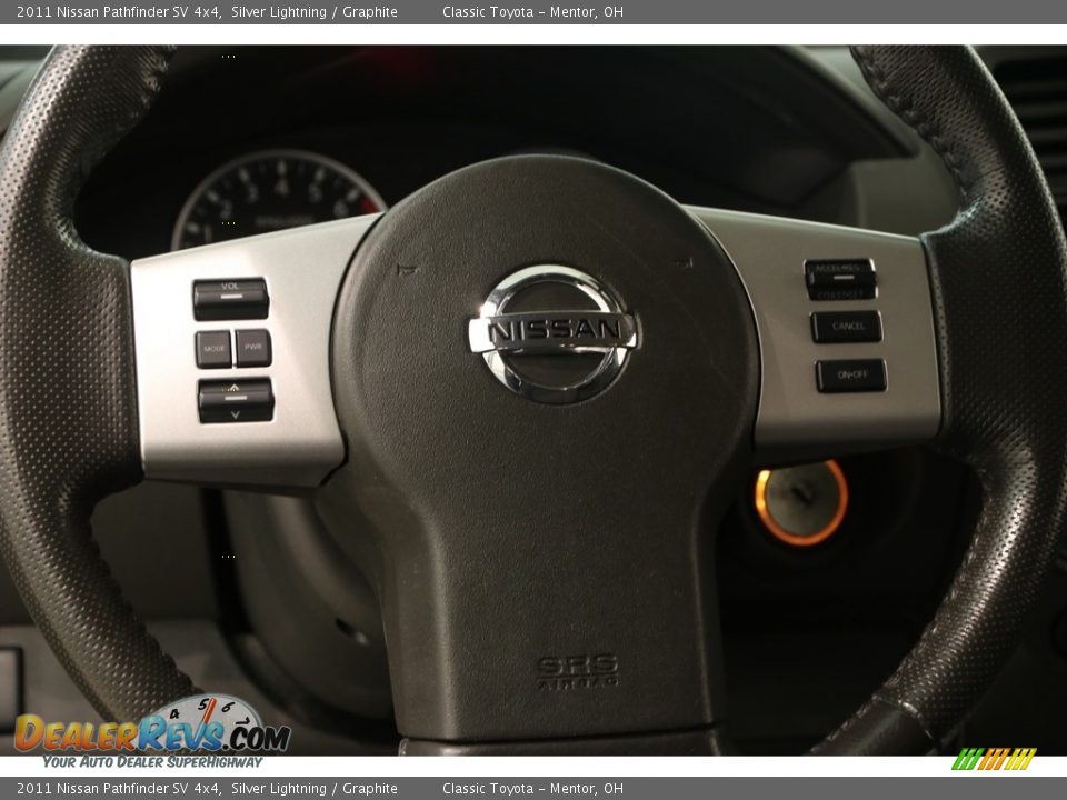 2011 Nissan Pathfinder SV 4x4 Silver Lightning / Graphite Photo #8