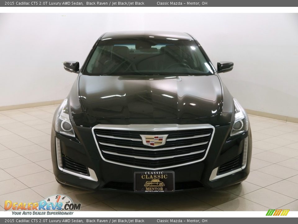 2015 Cadillac CTS 2.0T Luxury AWD Sedan Black Raven / Jet Black/Jet Black Photo #2