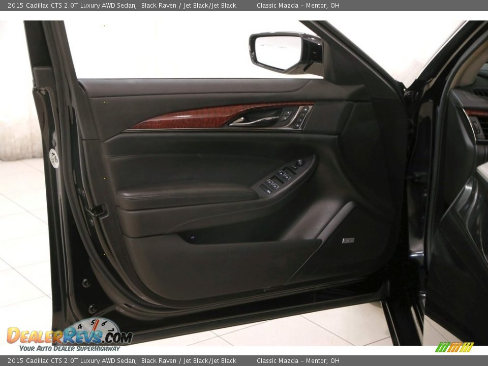 2015 Cadillac CTS 2.0T Luxury AWD Sedan Black Raven / Jet Black/Jet Black Photo #4
