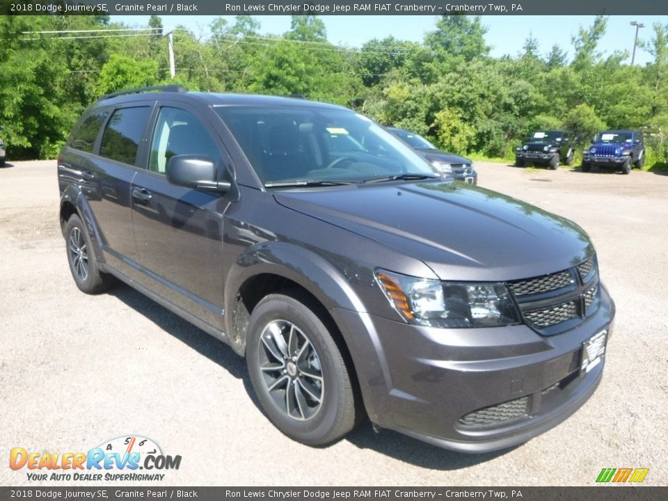 2018 Dodge Journey SE Granite Pearl / Black Photo #7