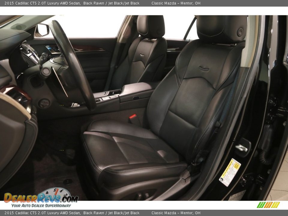 2015 Cadillac CTS 2.0T Luxury AWD Sedan Black Raven / Jet Black/Jet Black Photo #6