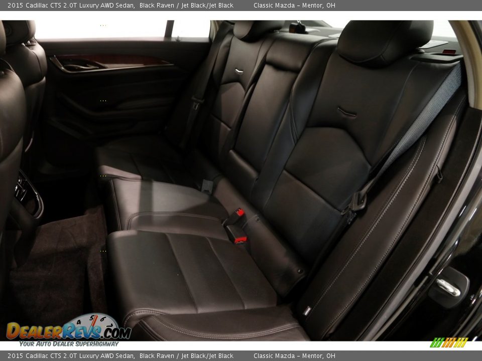 2015 Cadillac CTS 2.0T Luxury AWD Sedan Black Raven / Jet Black/Jet Black Photo #19