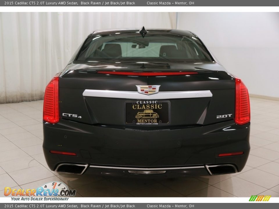 2015 Cadillac CTS 2.0T Luxury AWD Sedan Black Raven / Jet Black/Jet Black Photo #20