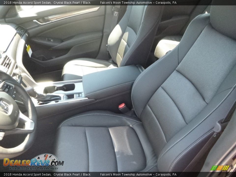 2018 Honda Accord Sport Sedan Crystal Black Pearl / Black Photo #8
