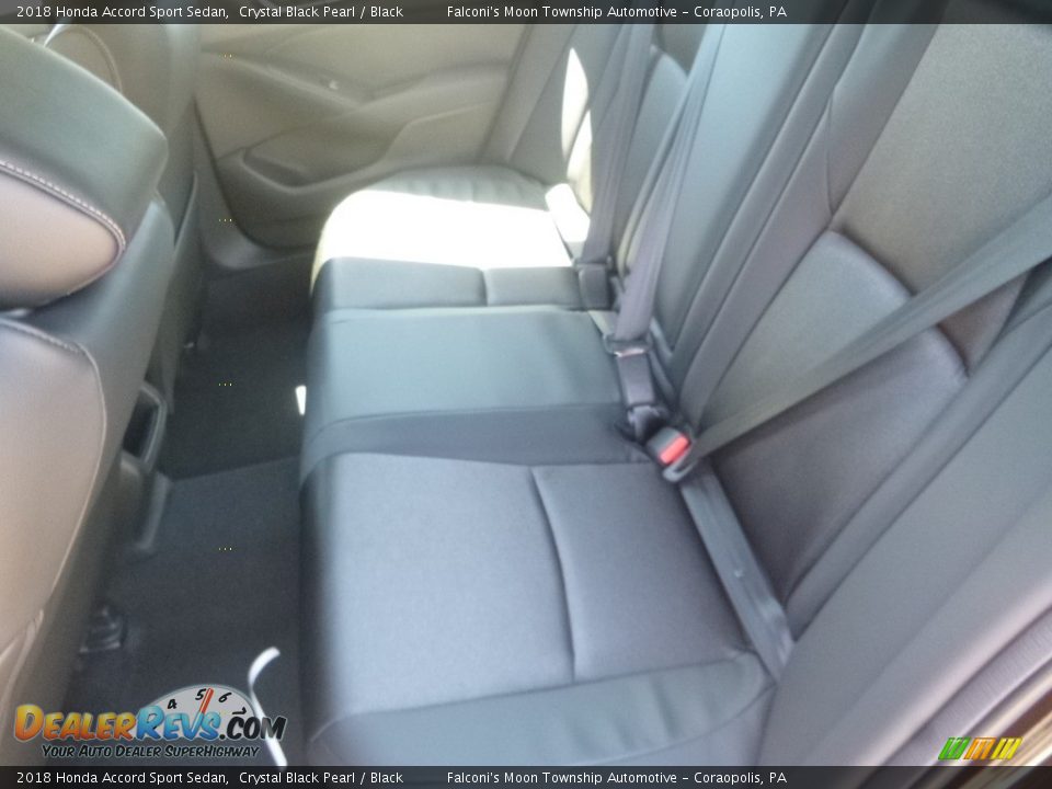 2018 Honda Accord Sport Sedan Crystal Black Pearl / Black Photo #9