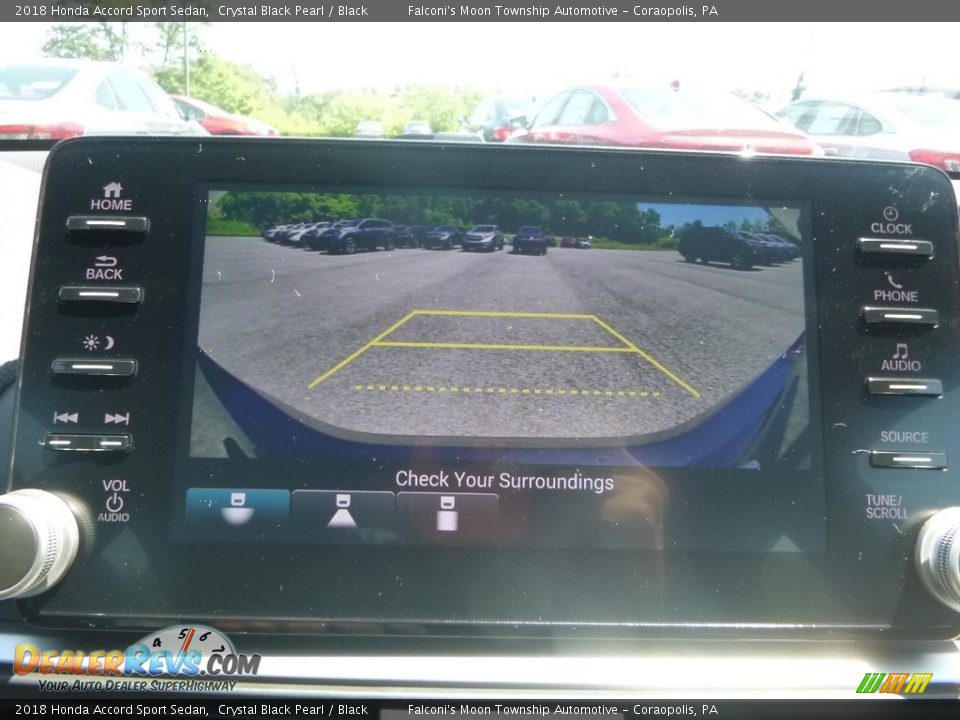 2018 Honda Accord Sport Sedan Crystal Black Pearl / Black Photo #13