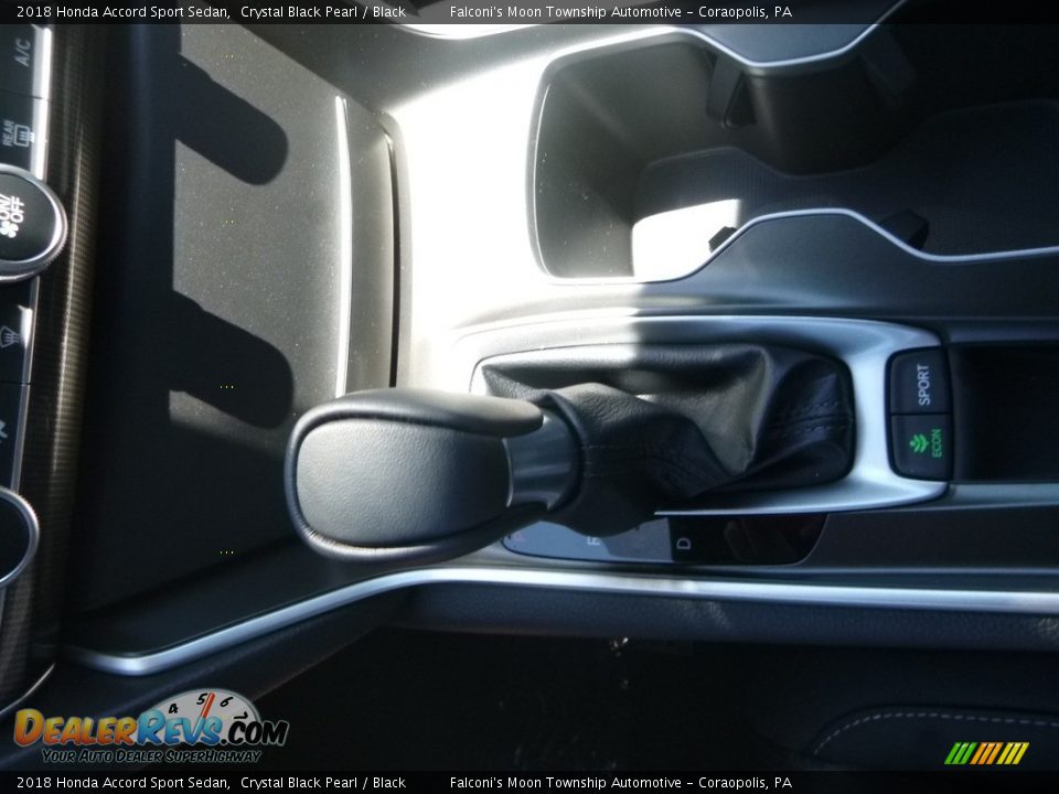 2018 Honda Accord Sport Sedan Crystal Black Pearl / Black Photo #14