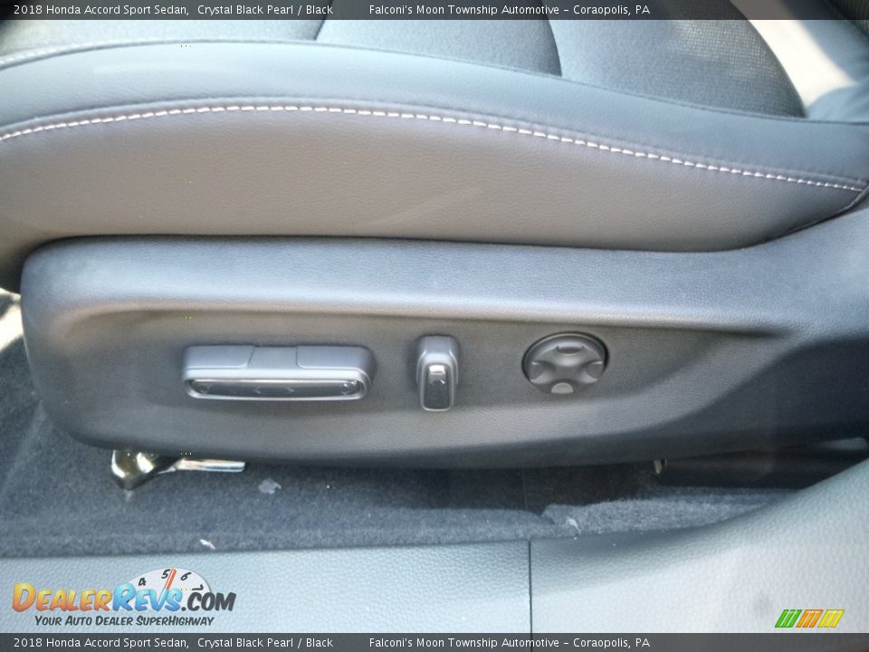 2018 Honda Accord Sport Sedan Crystal Black Pearl / Black Photo #15