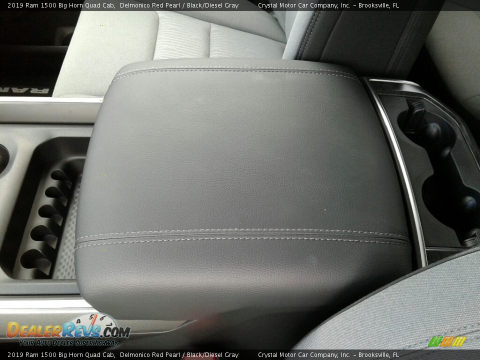 2019 Ram 1500 Big Horn Quad Cab Delmonico Red Pearl / Black/Diesel Gray Photo #18
