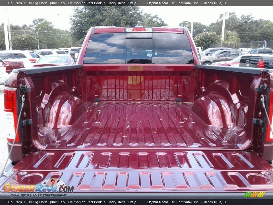 2019 Ram 1500 Big Horn Quad Cab Delmonico Red Pearl / Black/Diesel Gray Photo #19