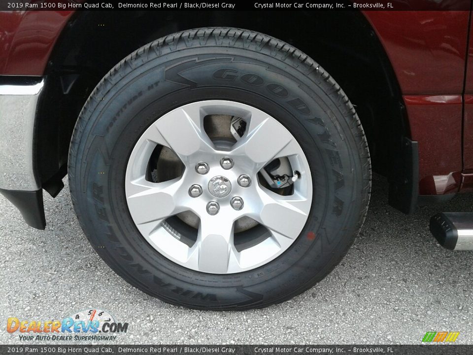 2019 Ram 1500 Big Horn Quad Cab Delmonico Red Pearl / Black/Diesel Gray Photo #20