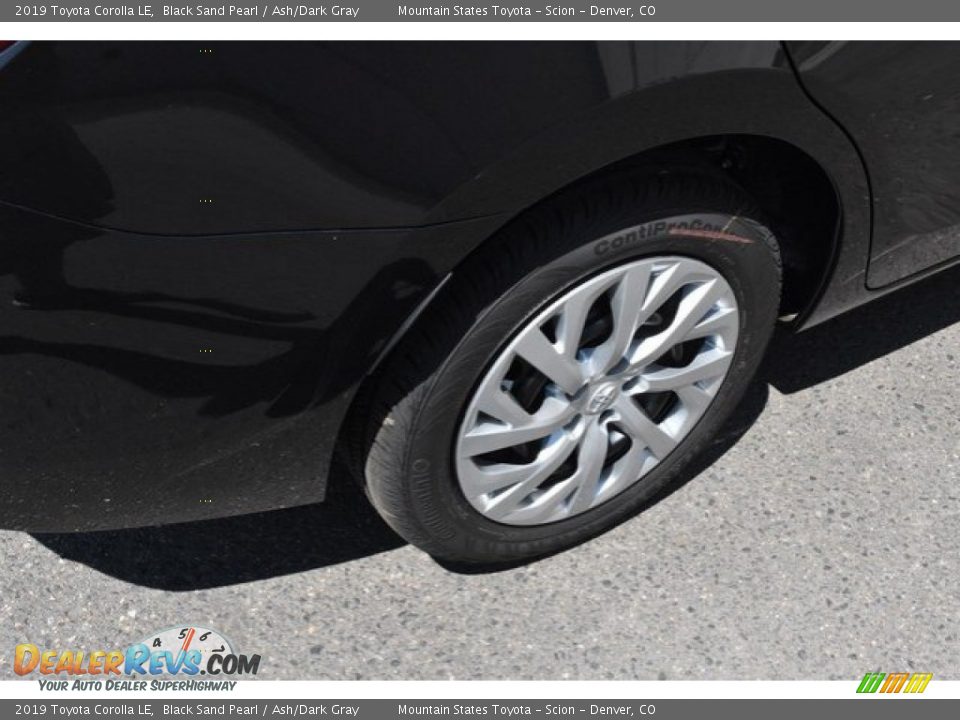 2019 Toyota Corolla LE Black Sand Pearl / Ash/Dark Gray Photo #34