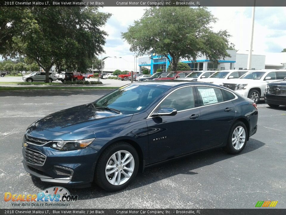 2018 Chevrolet Malibu LT Blue Velvet Metallic / Jet Black Photo #1