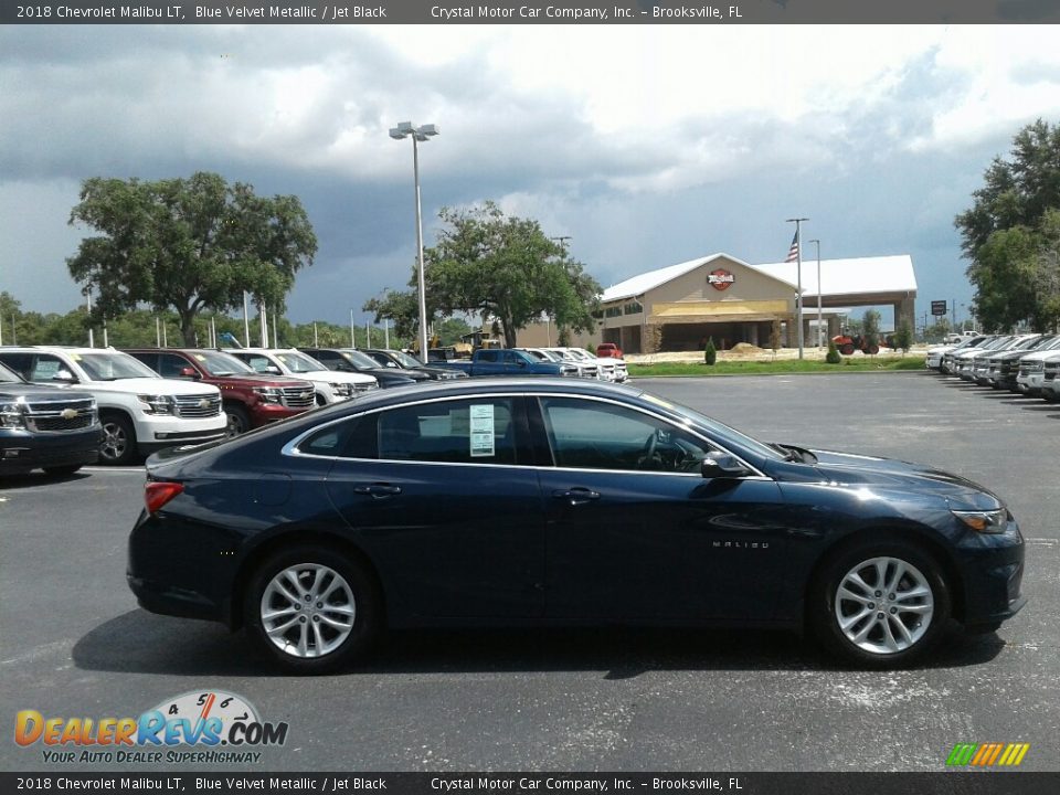 2018 Chevrolet Malibu LT Blue Velvet Metallic / Jet Black Photo #6
