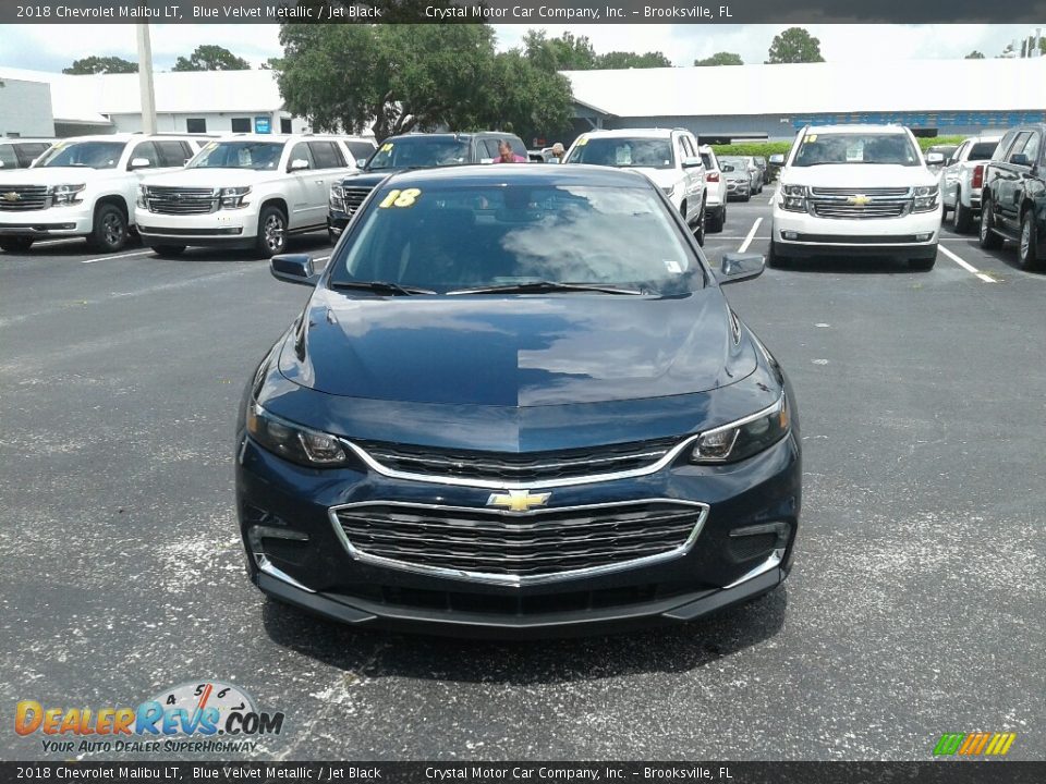 2018 Chevrolet Malibu LT Blue Velvet Metallic / Jet Black Photo #8