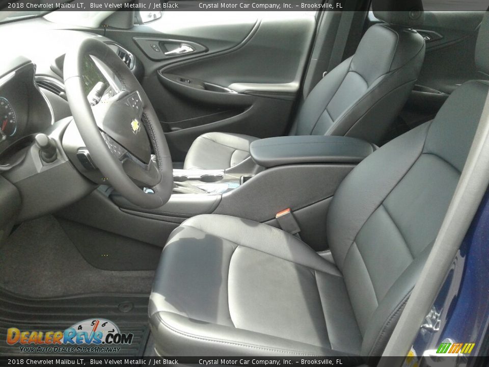 2018 Chevrolet Malibu LT Blue Velvet Metallic / Jet Black Photo #9