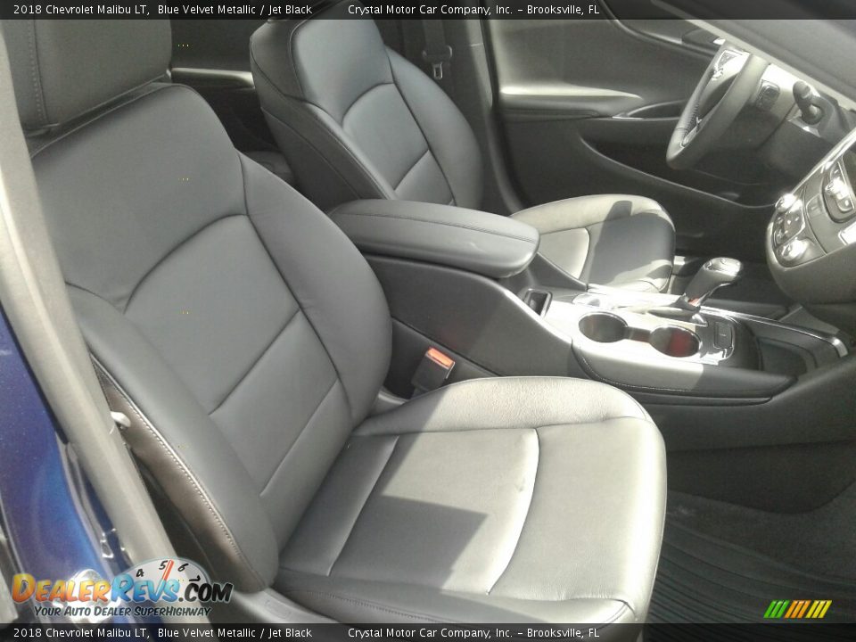 2018 Chevrolet Malibu LT Blue Velvet Metallic / Jet Black Photo #12