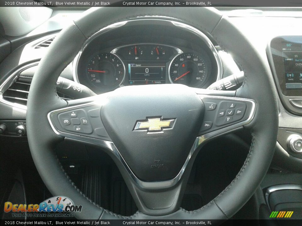 2018 Chevrolet Malibu LT Blue Velvet Metallic / Jet Black Photo #14