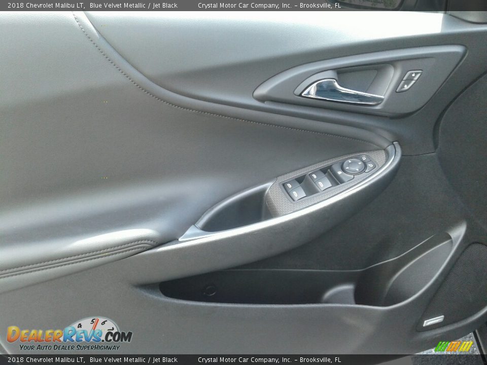 2018 Chevrolet Malibu LT Blue Velvet Metallic / Jet Black Photo #17