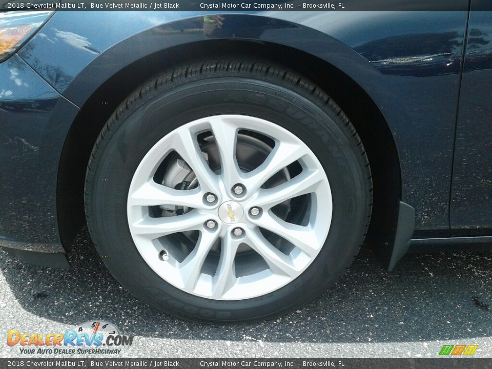2018 Chevrolet Malibu LT Blue Velvet Metallic / Jet Black Photo #20