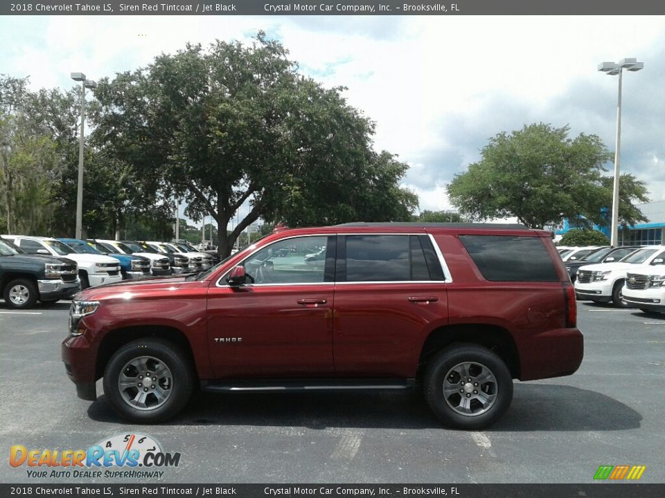 2018 Chevrolet Tahoe LS Siren Red Tintcoat / Jet Black Photo #2