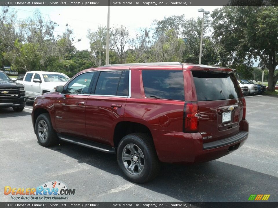 2018 Chevrolet Tahoe LS Siren Red Tintcoat / Jet Black Photo #3