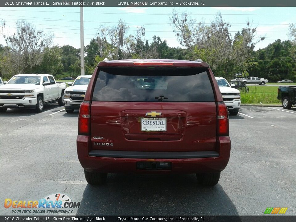 2018 Chevrolet Tahoe LS Siren Red Tintcoat / Jet Black Photo #4