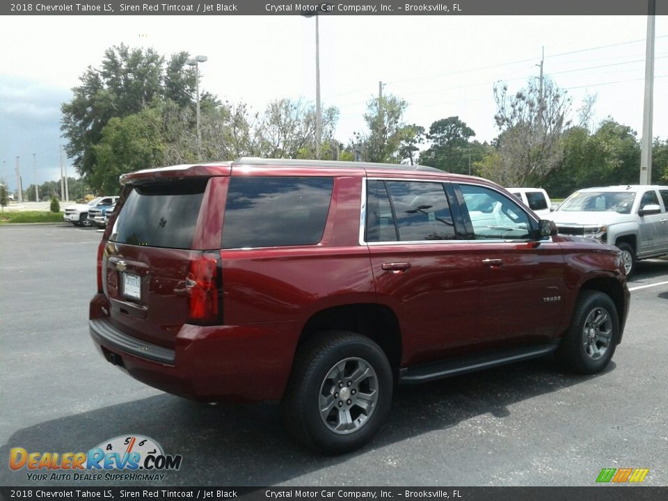 2018 Chevrolet Tahoe LS Siren Red Tintcoat / Jet Black Photo #5