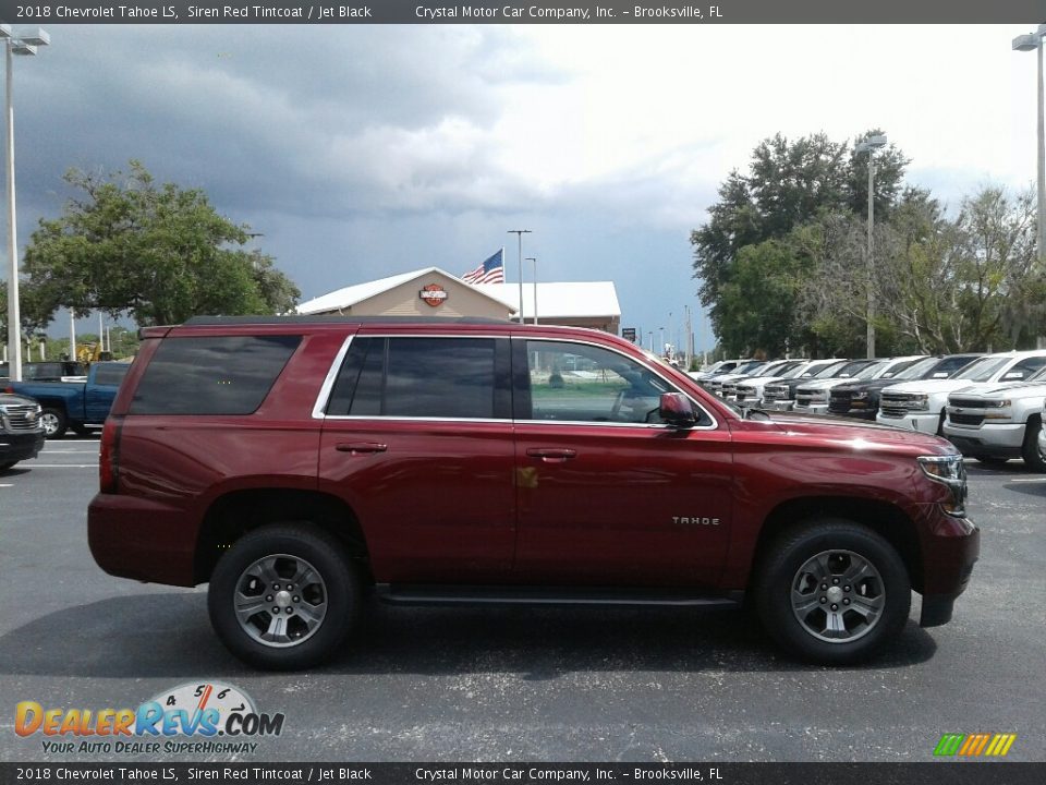2018 Chevrolet Tahoe LS Siren Red Tintcoat / Jet Black Photo #6