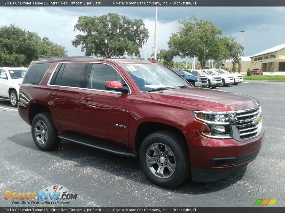 2018 Chevrolet Tahoe LS Siren Red Tintcoat / Jet Black Photo #7
