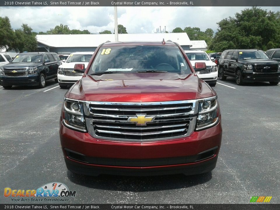 2018 Chevrolet Tahoe LS Siren Red Tintcoat / Jet Black Photo #8