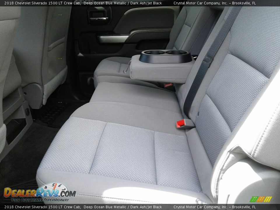 2018 Chevrolet Silverado 1500 LT Crew Cab Deep Ocean Blue Metallic / Dark Ash/Jet Black Photo #10