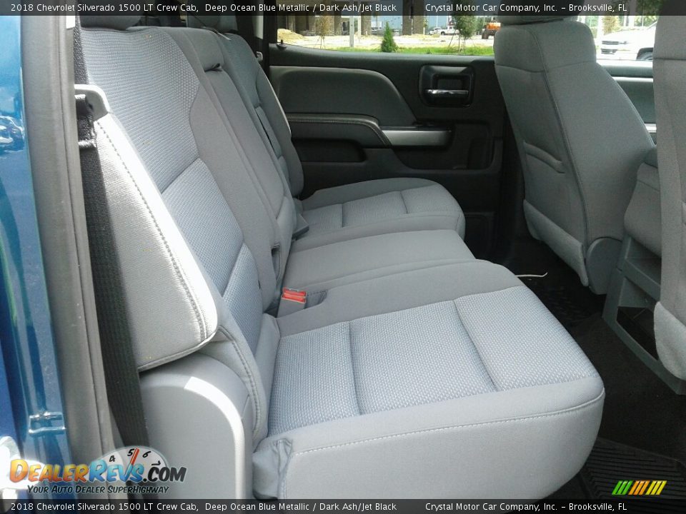 2018 Chevrolet Silverado 1500 LT Crew Cab Deep Ocean Blue Metallic / Dark Ash/Jet Black Photo #11